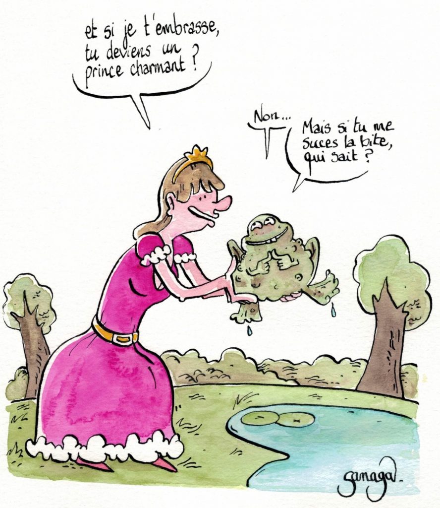 dessin presse humour crapaud image drôle prince charmant