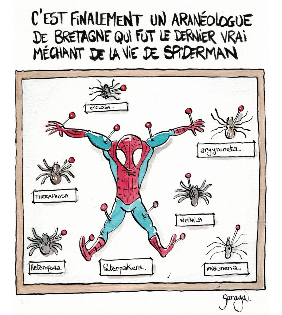 dessin presse humour méchants image drôle fin Spider-Man