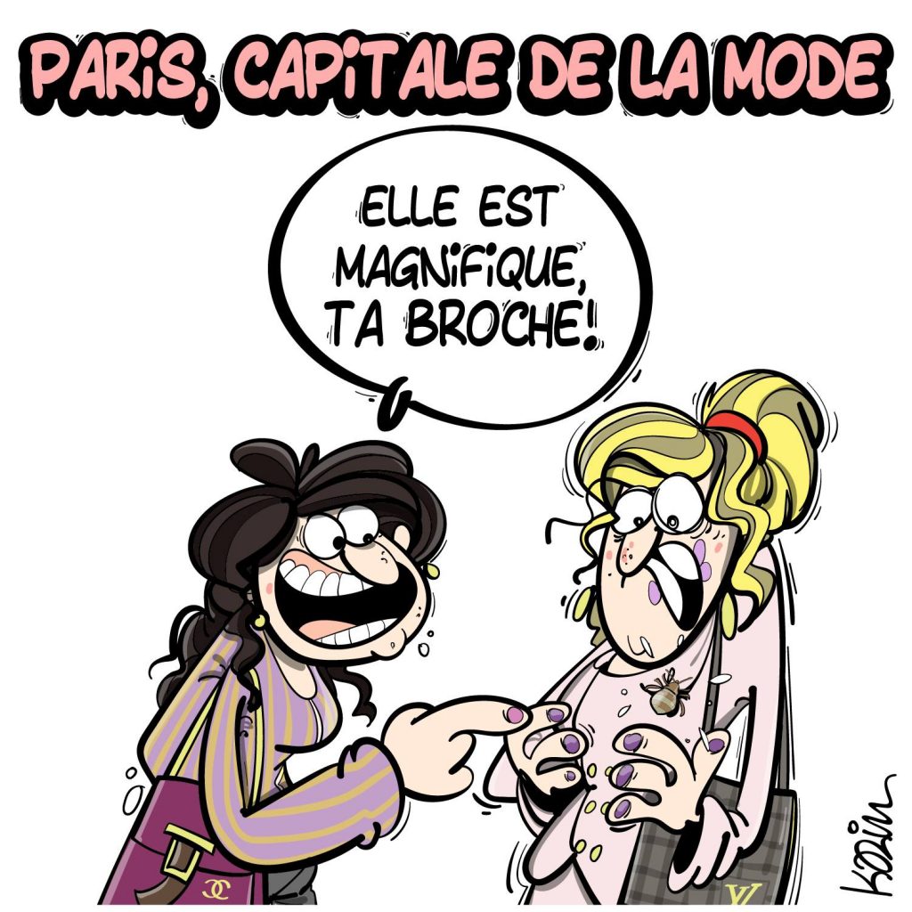 dessin presse humour invasion punaises lit image drôle Paris capitale mode