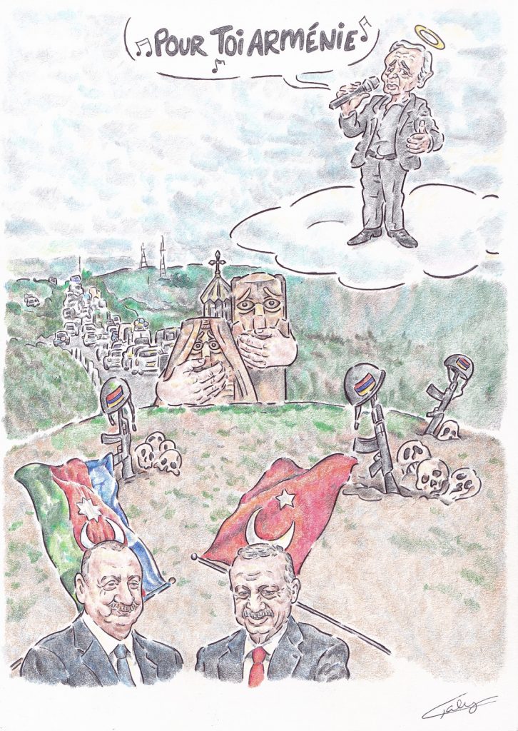 dessin presse humour guerre image drôle Haut-Karabagh