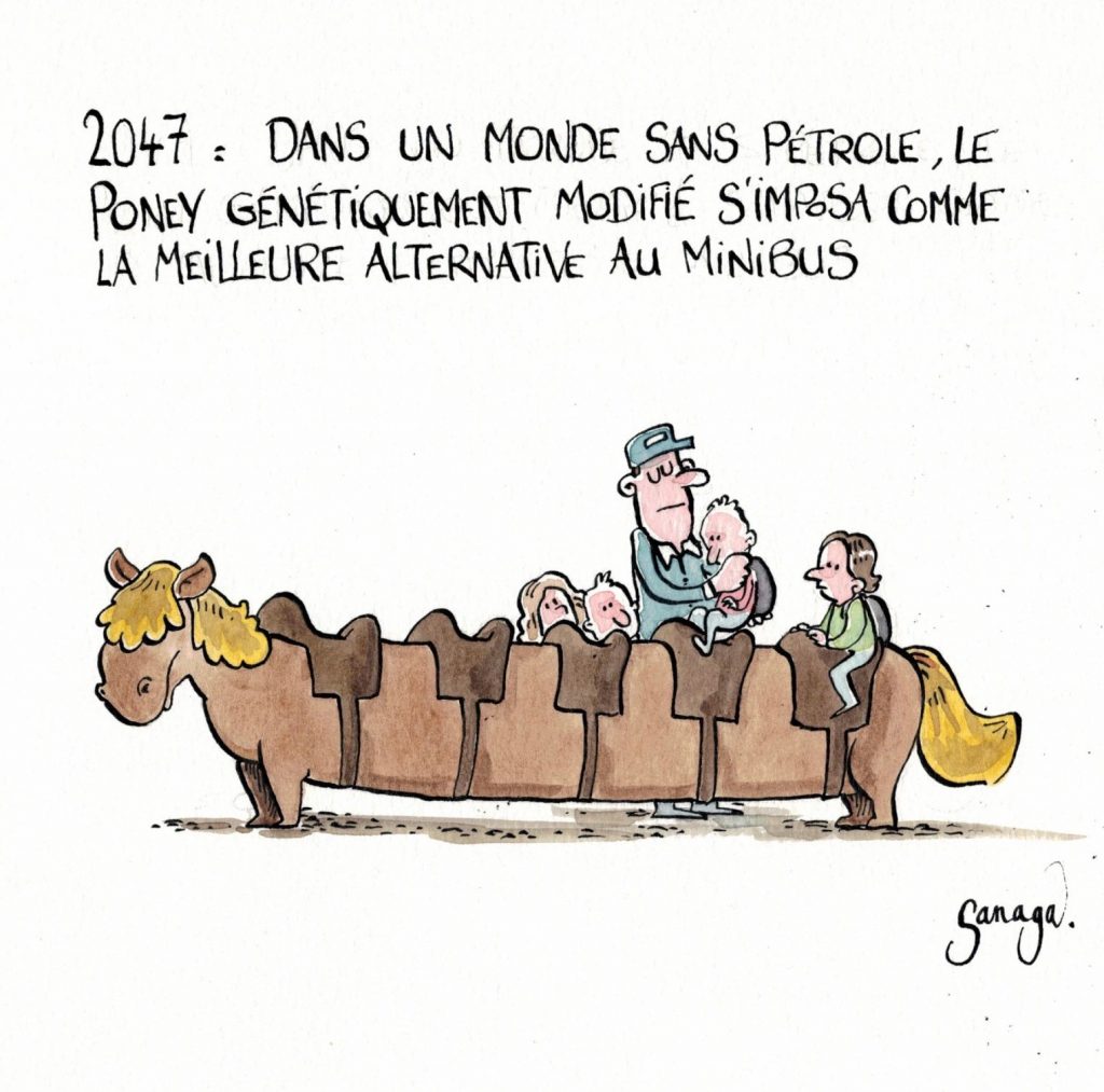 dessin presse humour poney image drôle transport