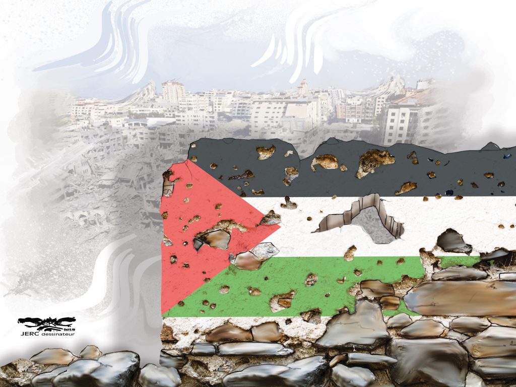 dessin presse humour victimes image drôle guerre Gaza