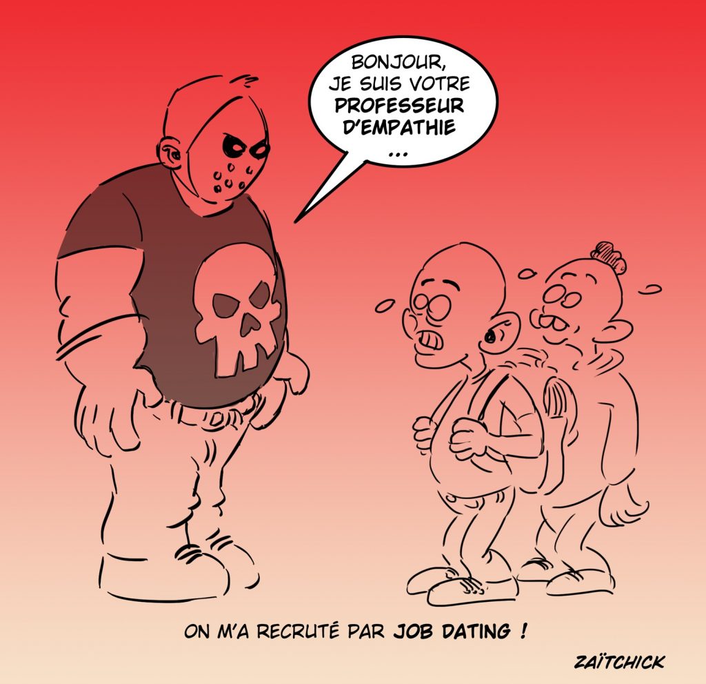 dessin presse humour professeur empathie image drôle Éducation Nationale