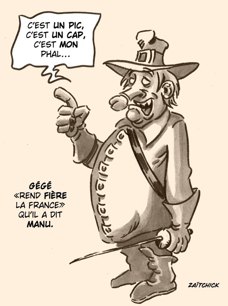dessin presse humour Gérard Depardieu image drôle fierté française