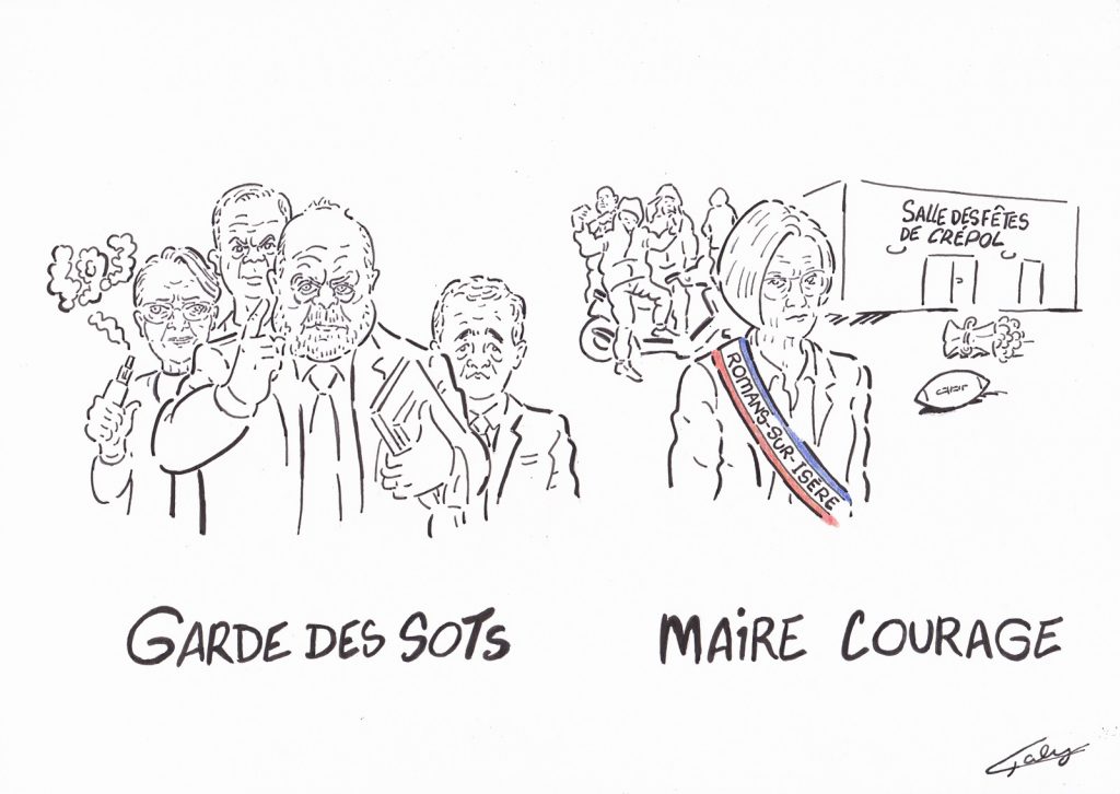 dessin presse humour Éric Dupond-Moretti image drôle Marie-Hélène Thoraval drame Crépol