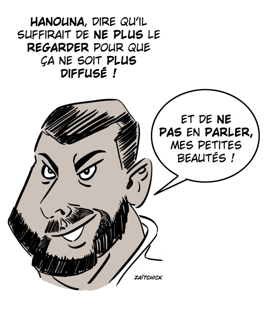 dessin presse humour Cyril Hanouna image drôle complément d’enquête