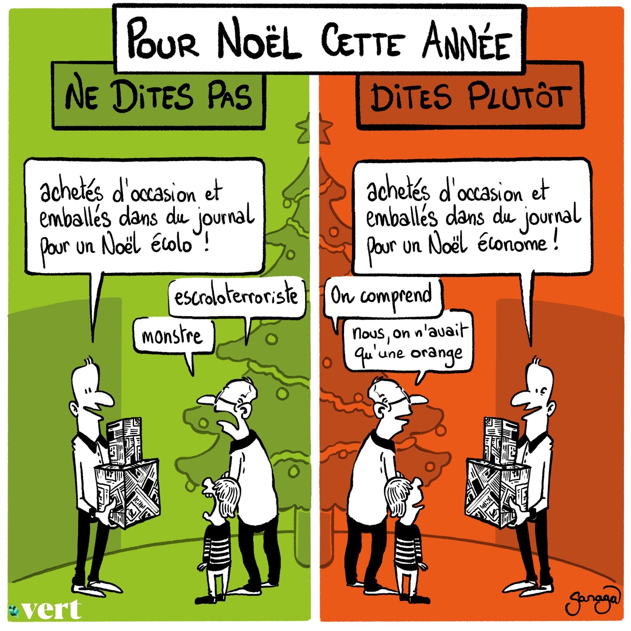 La blague des cadeaux alternatifs – Blagues et Dessins