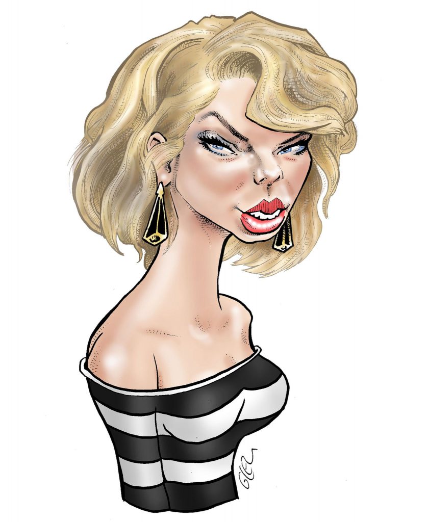 dessin presse humour Taylor Swift image drôle personnalité année Time magazine