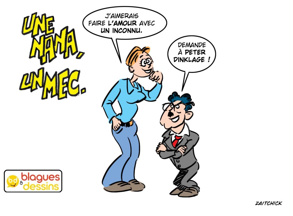 blague dessin humour mec nana homme femme drague nain connu Peter Dinklage