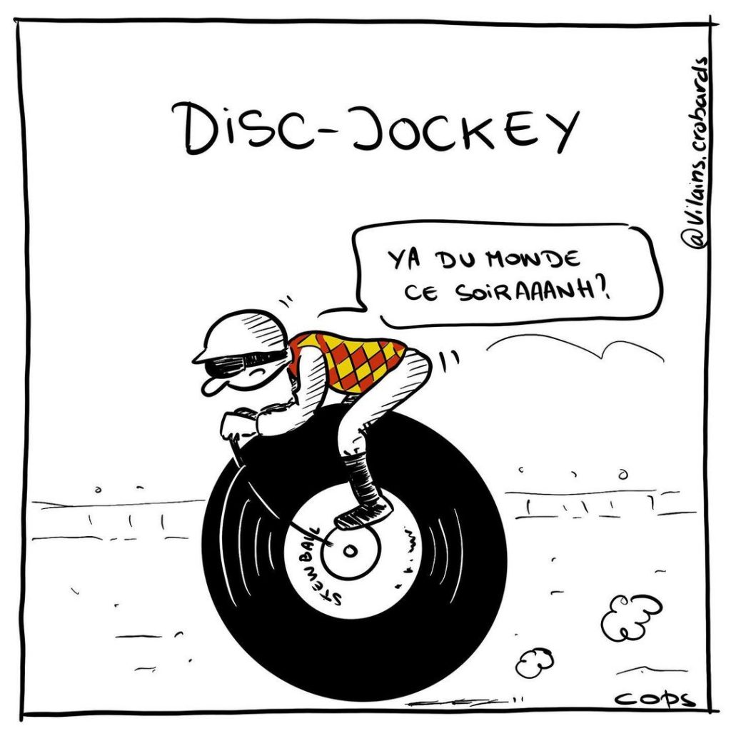 gag image drôle jockey image drôle disc-jockey
