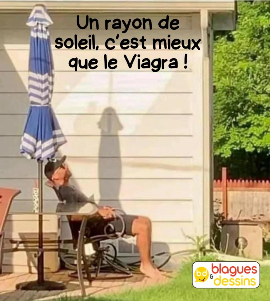 dessin humour rayon soleil image drôle Viagra