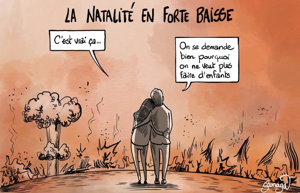 dessin presse humour baisse natalité image drôle France