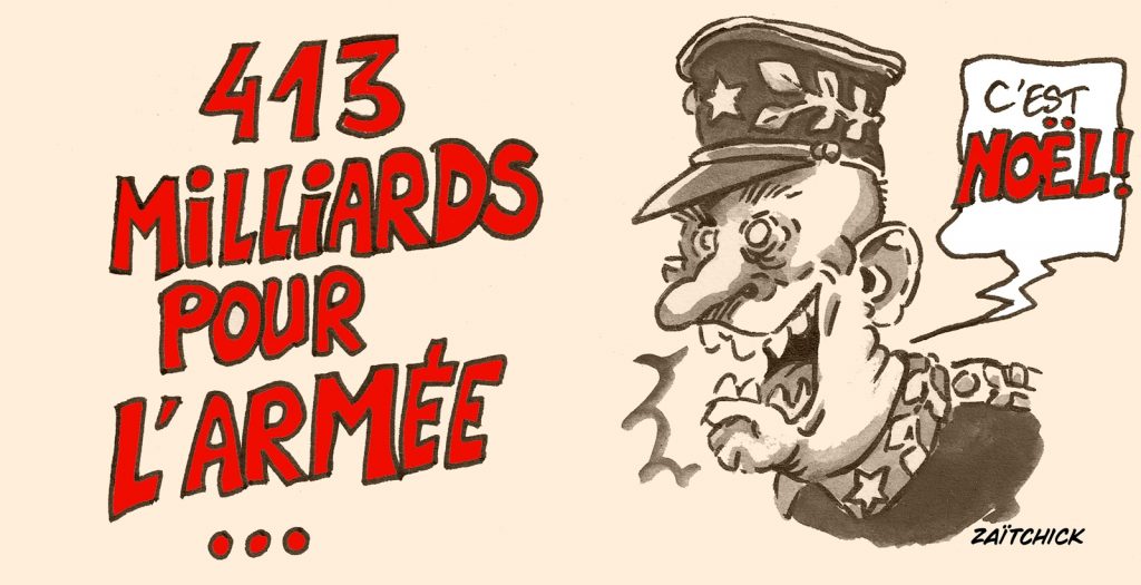 dessin presse humour défense nationale image drôle budget armées