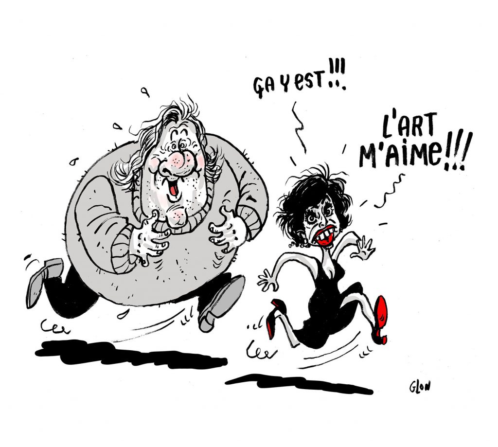 dessin presse humour nomination Rachida Dati image drôle ministre Culture Gérard Depardieu