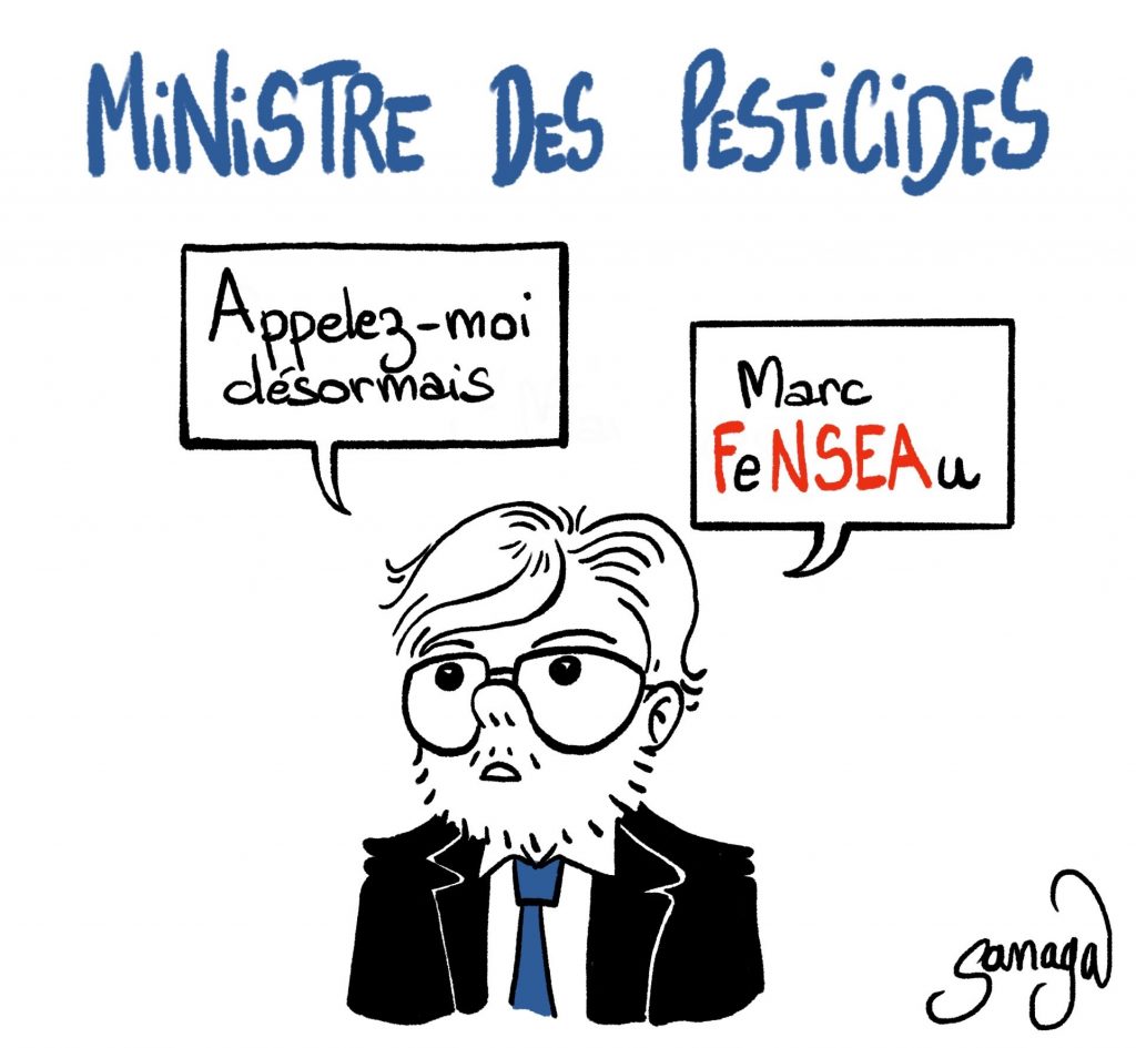 dessin presse humour Marc Fesneau image drôle FNSEA colère agriculteurs