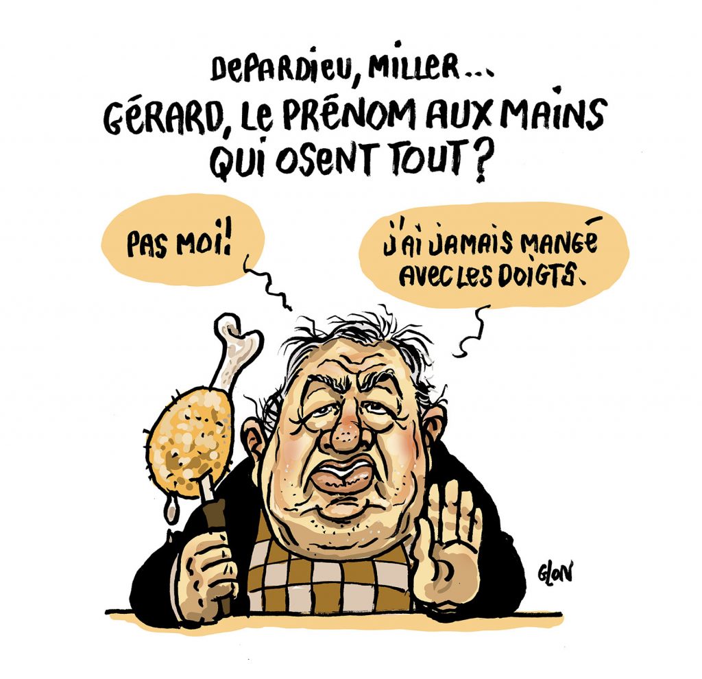 dessin presse humour accusation viol Gérard Miller image drôle Gérard Depardieu Gérard Larcher