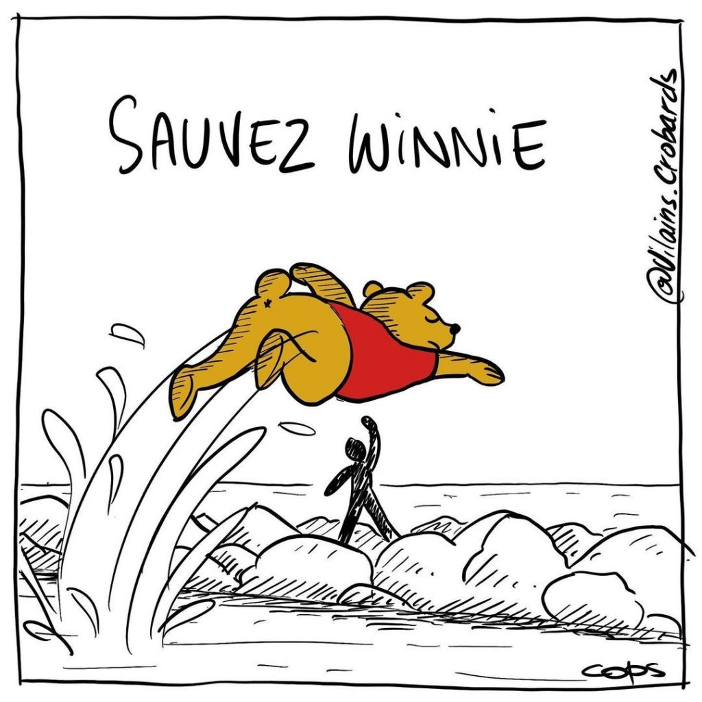 gag image drôle Winnie l’ourson image drôle Sauvez Willy
