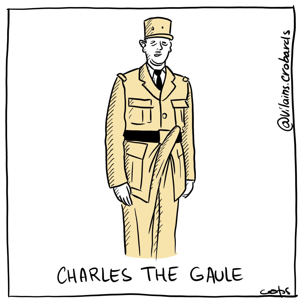 gag image drôle Général de Gaulle image drôle avoir la gaule