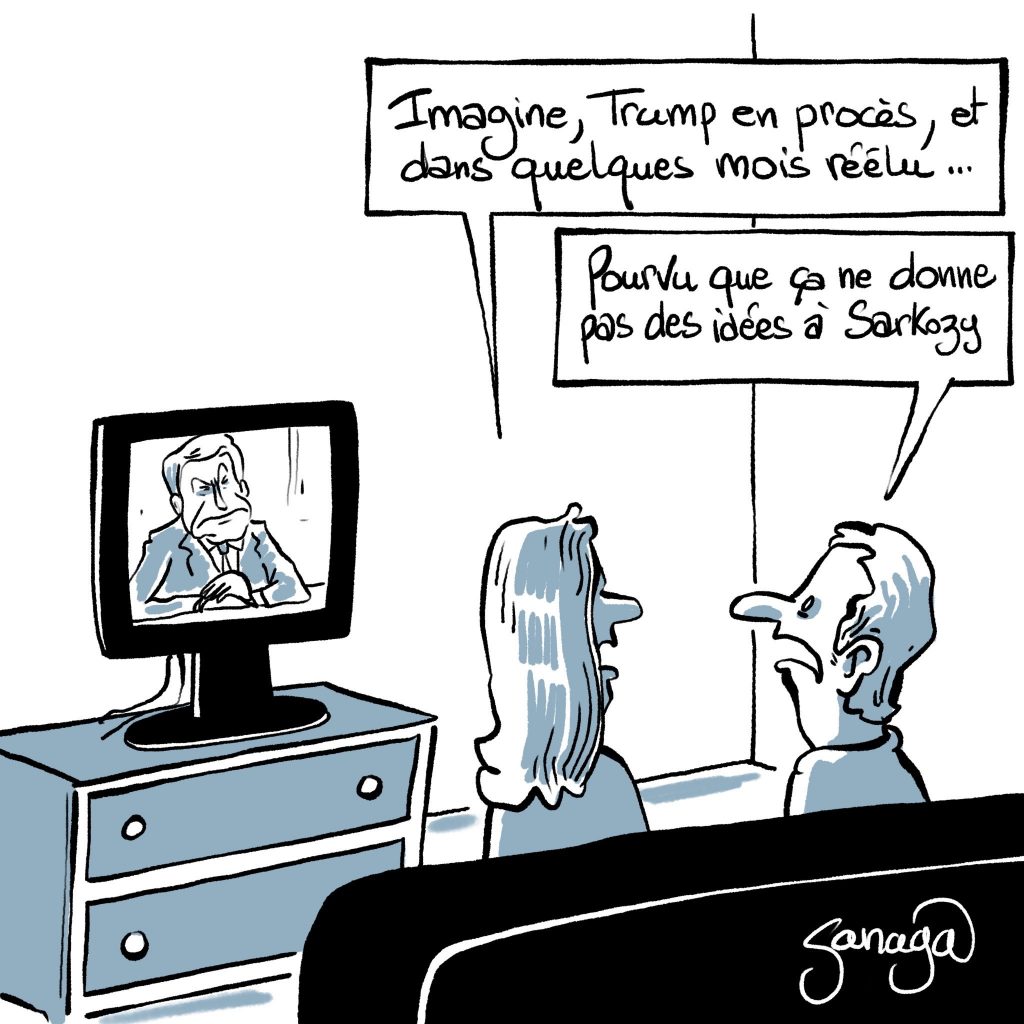 dessin presse humour élections américaines image drôle procès Donald Trump