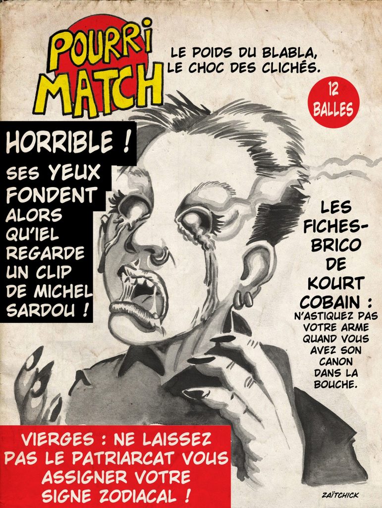 dessin presse humour Paris-Match image drôle wokisme