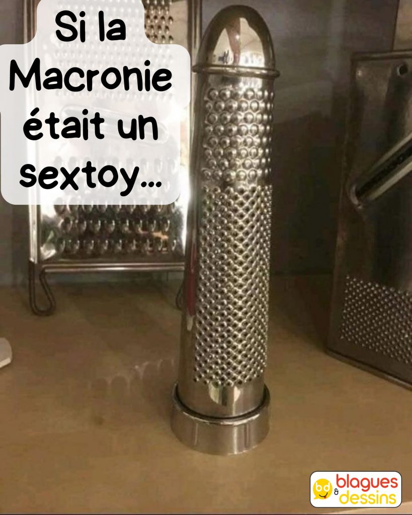 dessin humour Macronie image drôle sextoy