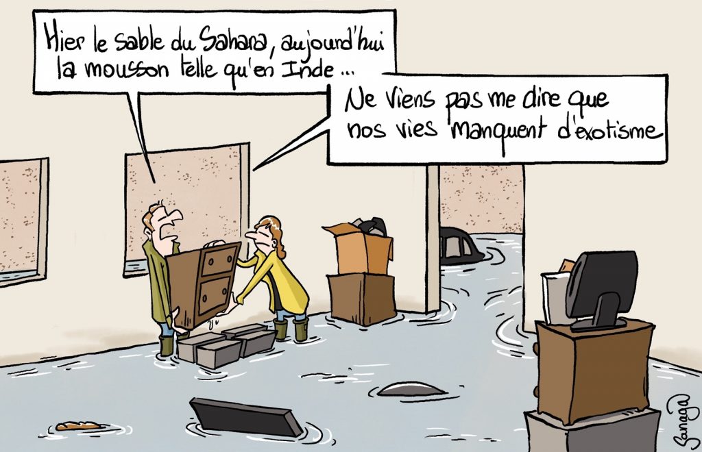 dessin presse humour intempéries image drôle France