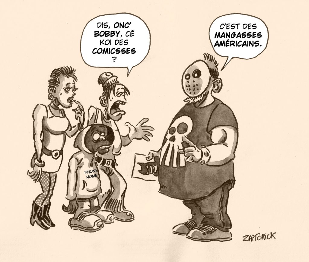 dessin presse humour Bob Zombi image drôle comics mangas