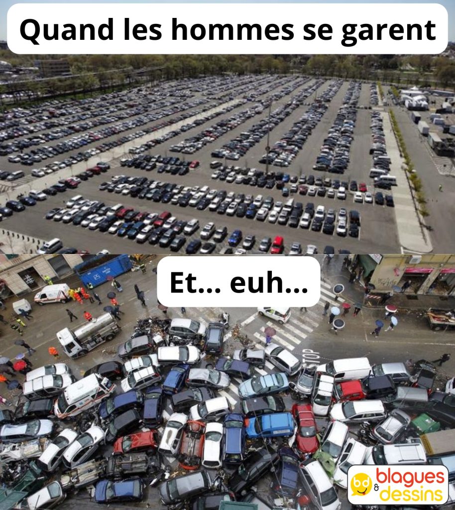 dessin humour parking stationnement image drôle sexisme préjugés