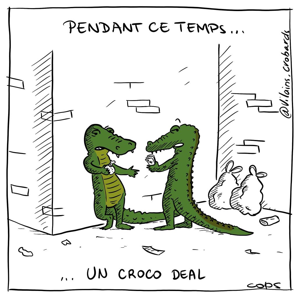 gag image drôle crocodile image drôle dealer