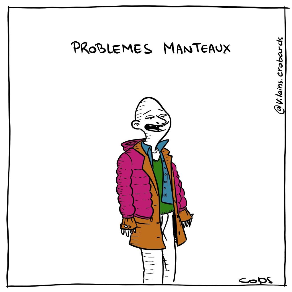 gag image drôle manteaux dessin blague humour problèmes mentaux