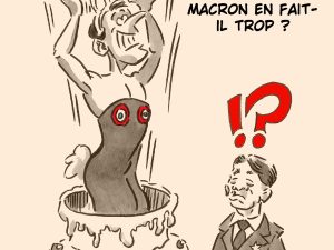 dessin presse humour Emmanuel Macron image drôle invitation Xi Jinping Hautes-Pyrénées