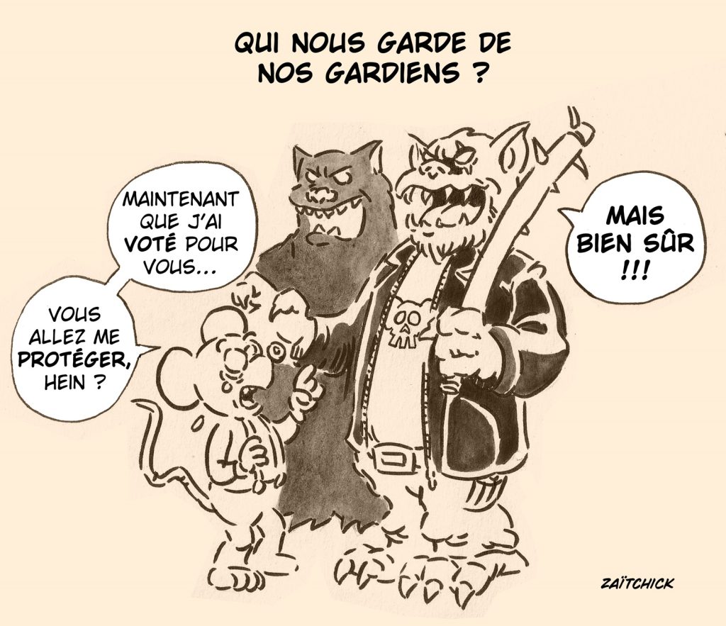 dessin presse humour législatives anticipées image drôle protection