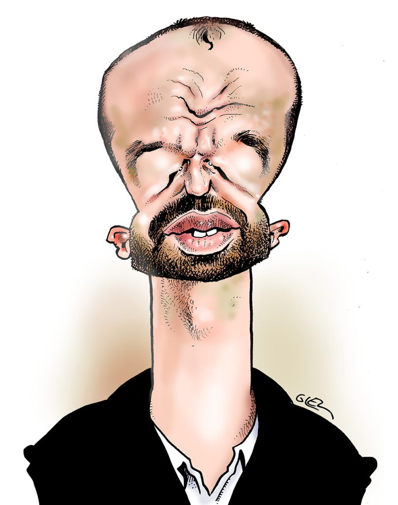 dessin presse humour Nouveau Front Populaire image drôle Manuel Bompard