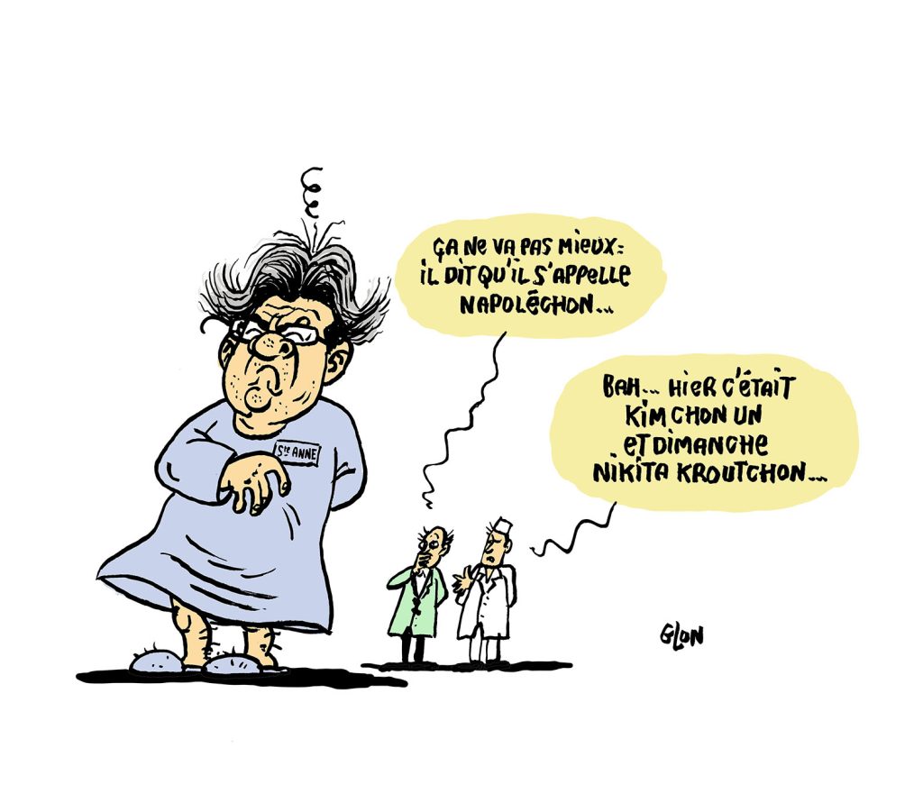 dessin presse humour élections législatives image drôle Jean-Luc Mélenchon