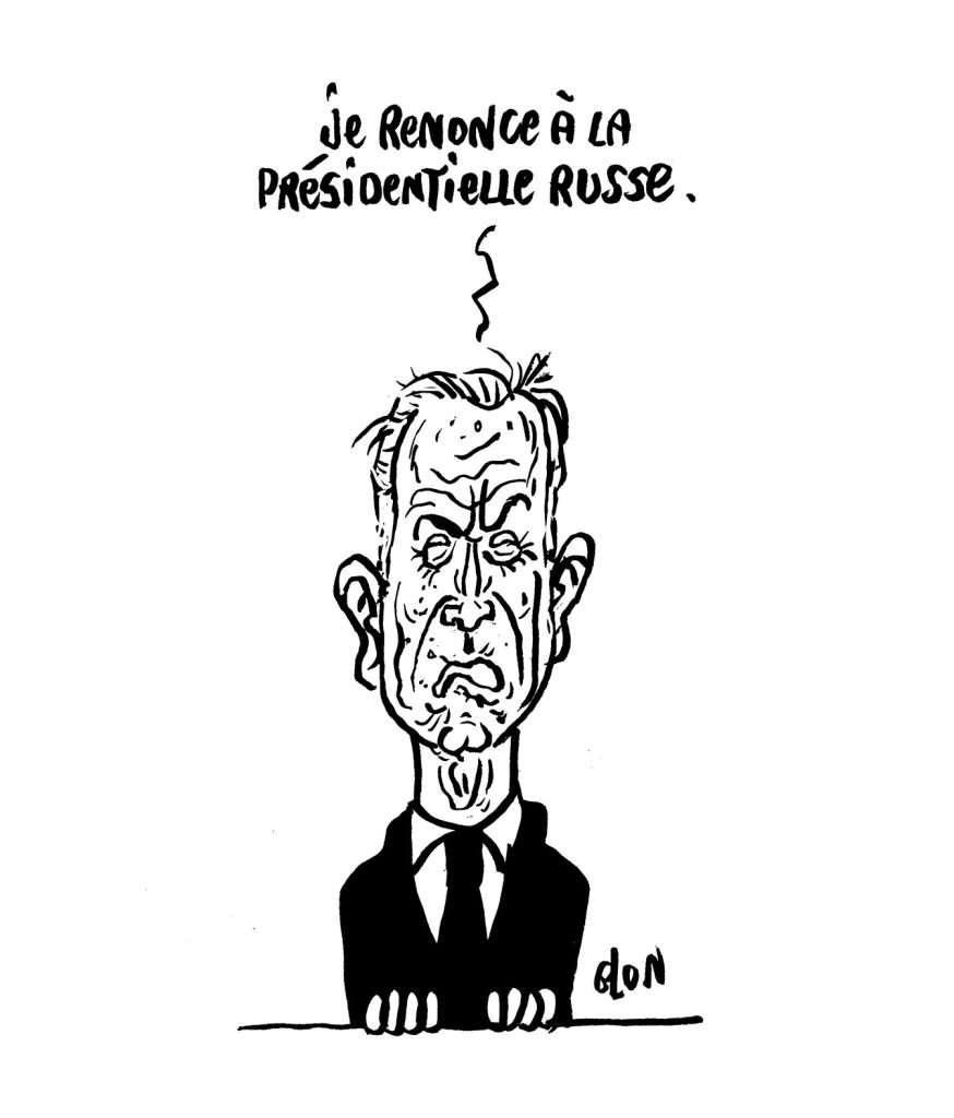 dessin presse humour retrait Joe Biden image drôle présidentielle américaine