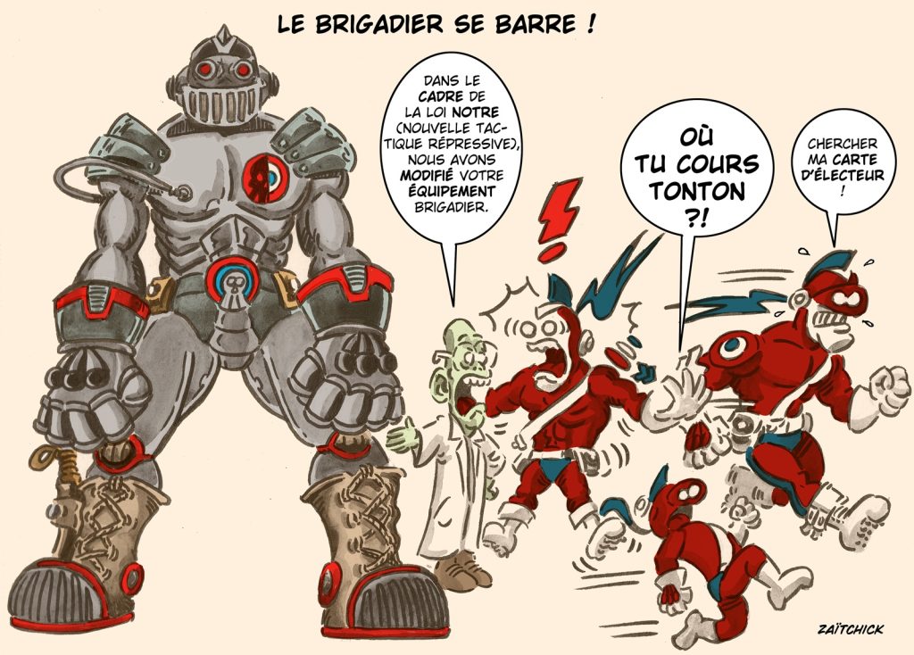 image drôle Le Brigadier loi répressives