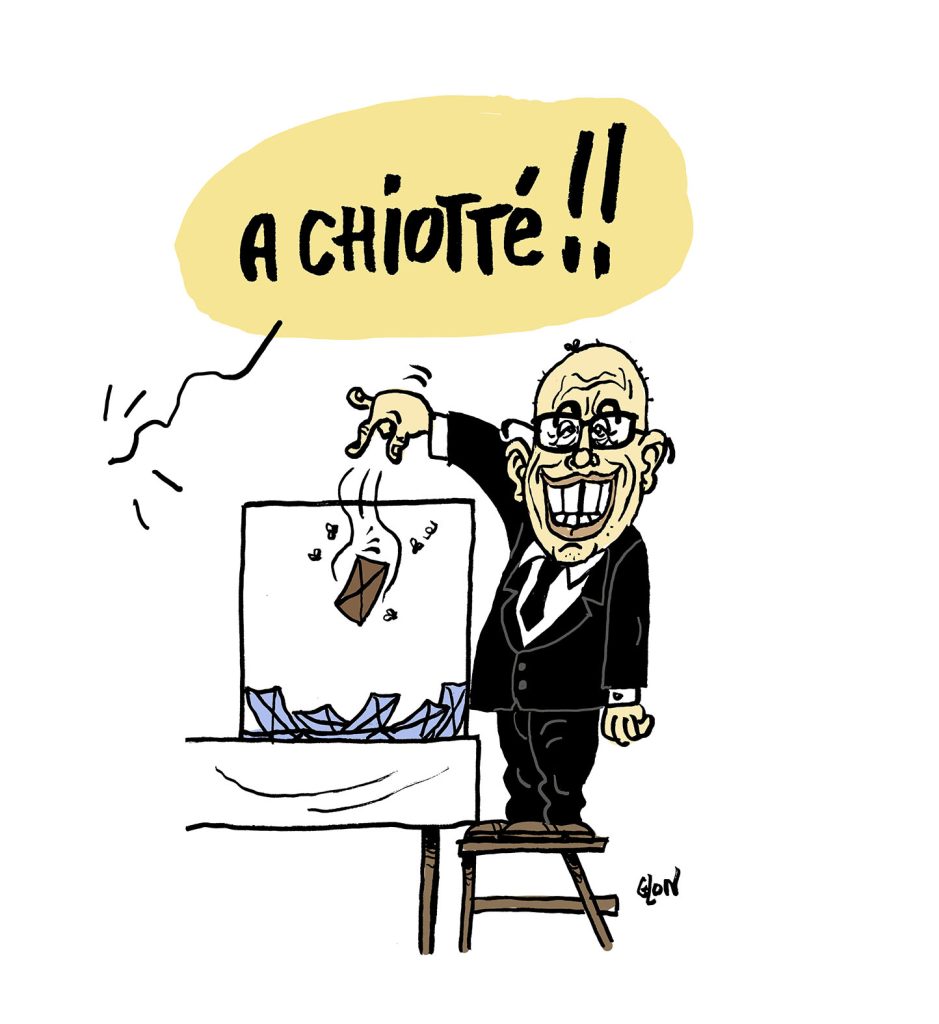 dessin presse humour élections législatives image drôle vote Éric Ciotti