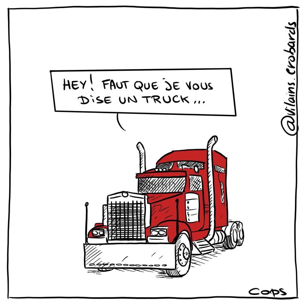 gag image drôle camion truck dessin blague humour truc