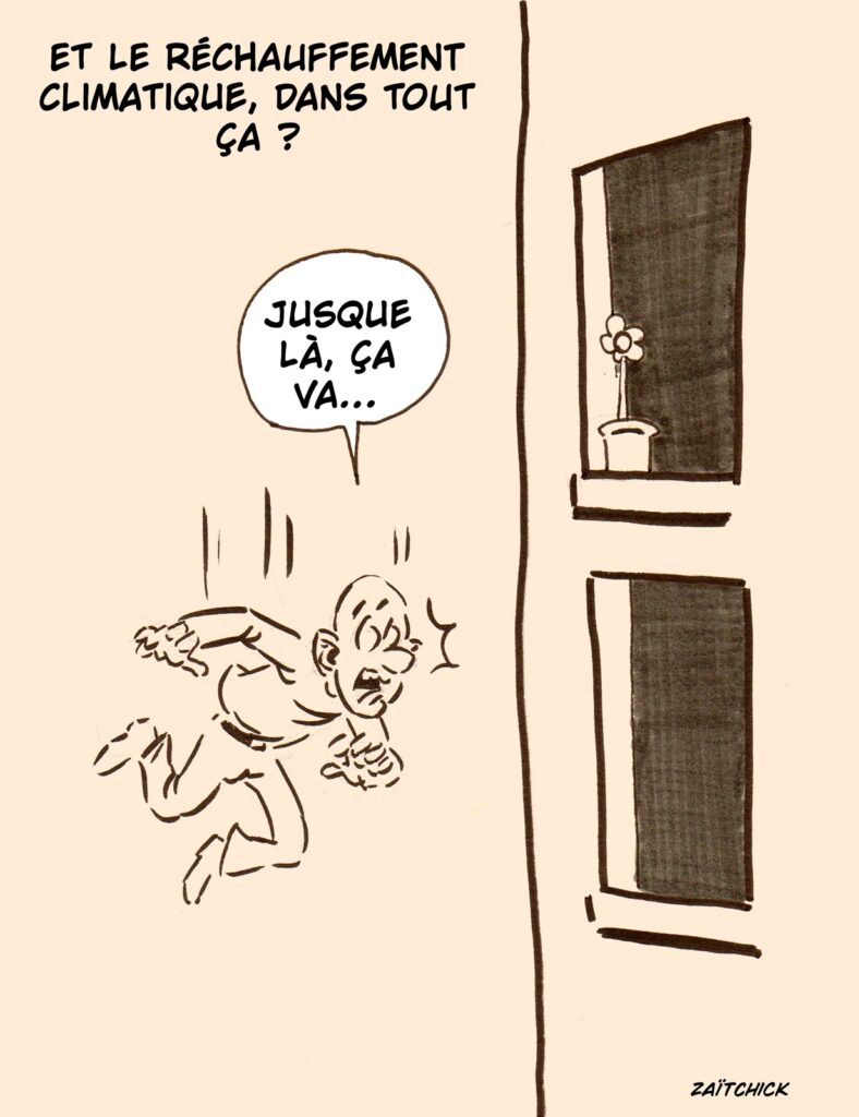 dessin presse humour réchauffement image drôle climatique