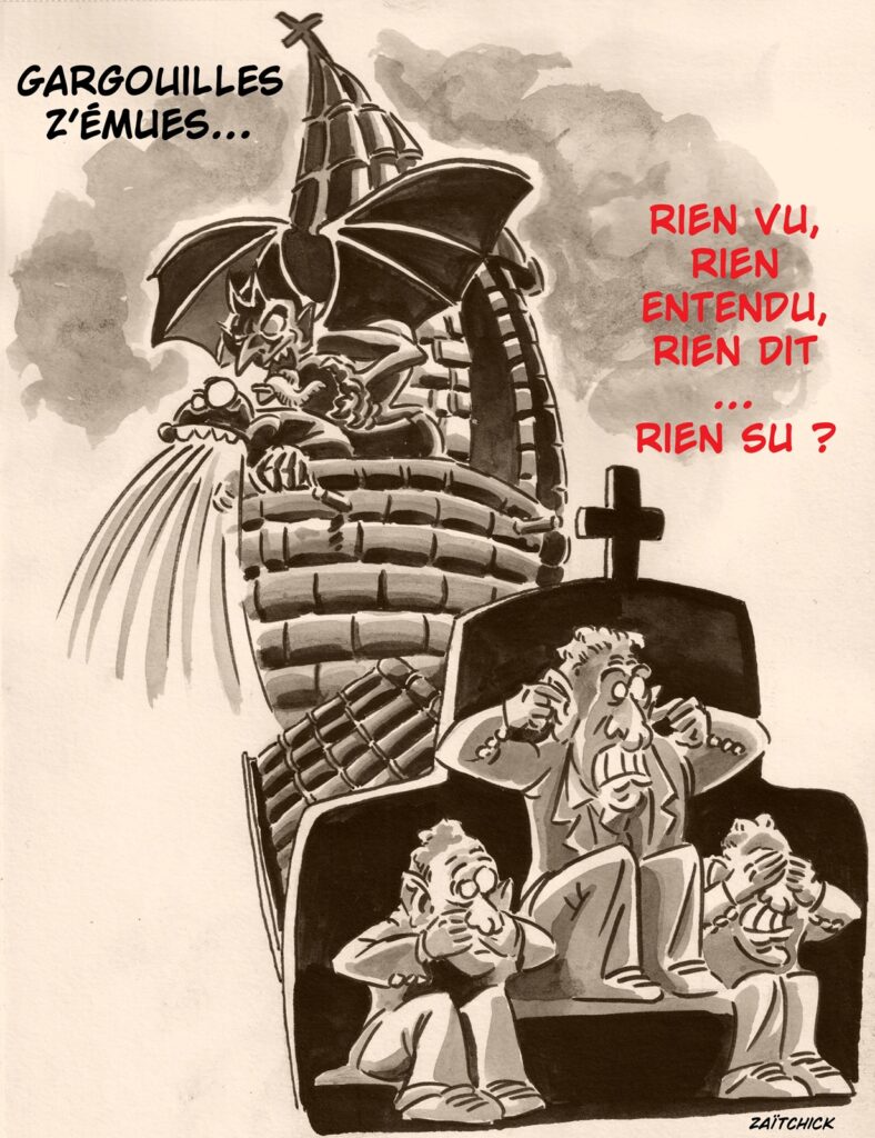 dessin presse humour François Bayrou image drôle affaire Bétharram