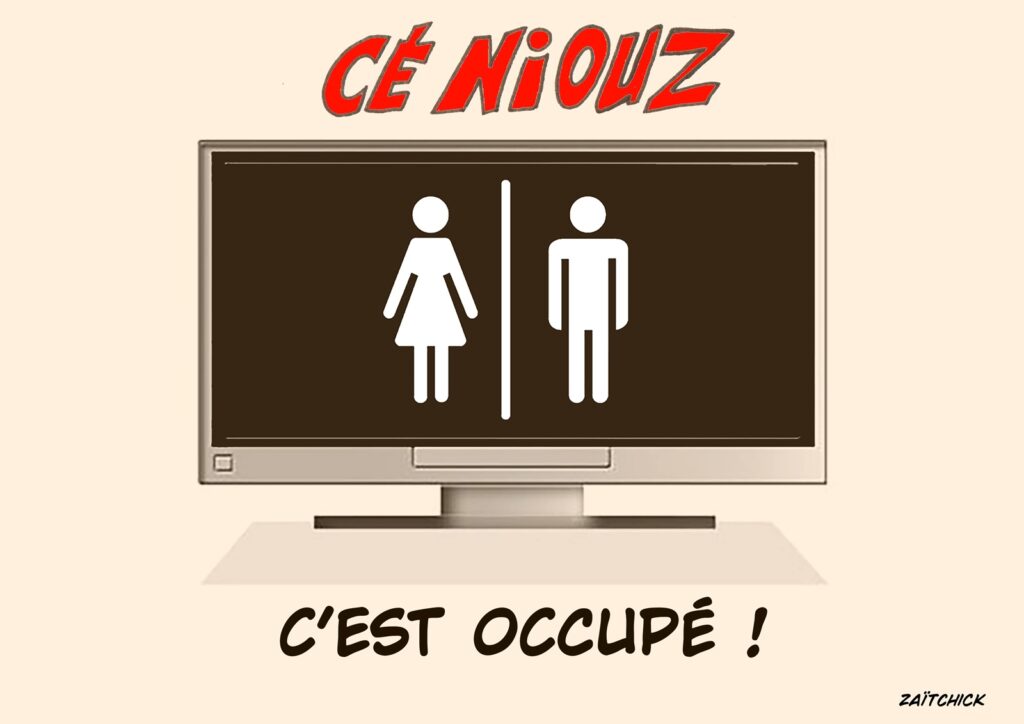 dessin presse humour médias image drôle CNews