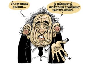 dessin presse humour François Bayrou image drôle affaire Bétharram